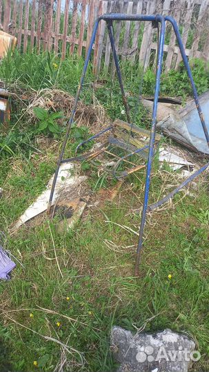 Детские качели уличные бу