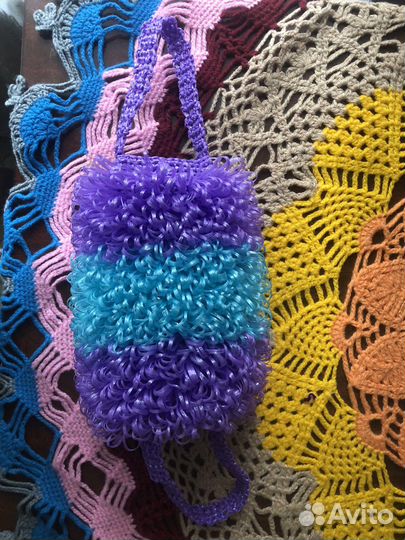 Мочалка ручной работы