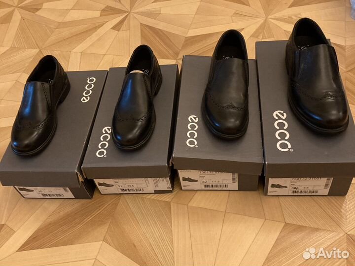 Обувь для мальчика школьные Ecco, р.30-41