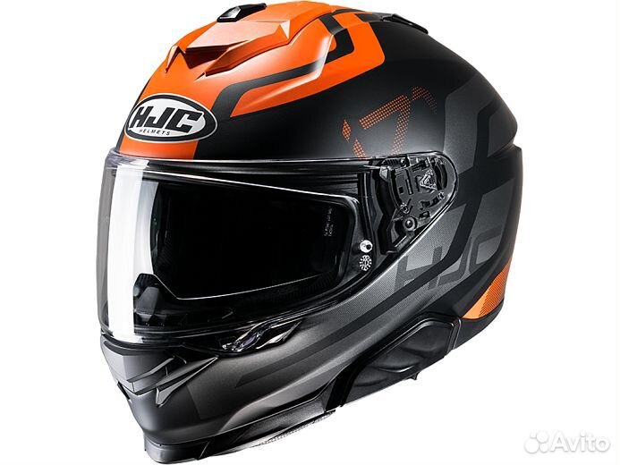 Мотошлем HJC I71 enta, MC7SF Оранжевый M