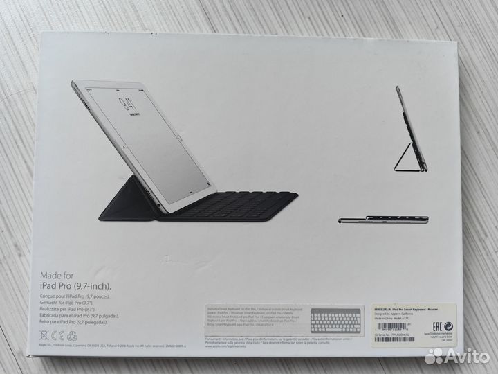 Клавиатура Apple SMART Keyboard для iPad Pro 9.7