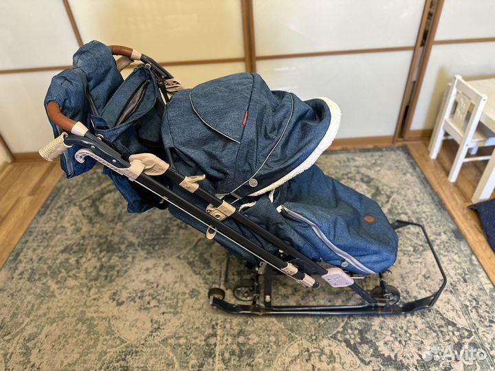 Санки коляска ника нд7-8