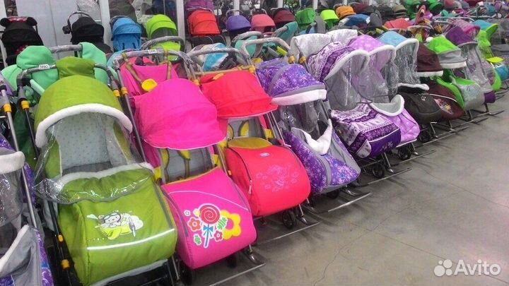 Новые санки коляски в Самаре