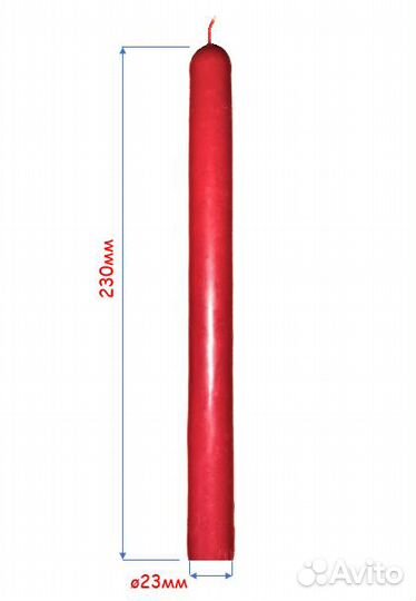 Свеча восковая толстая