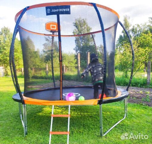 Батут с сеткой