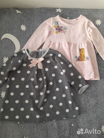 Вещи пакетом на девочку 68 74 80