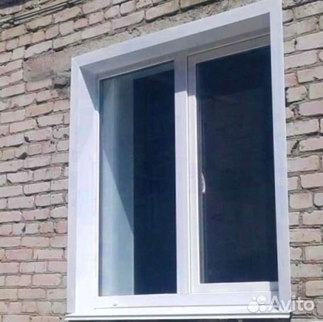 Пластиковое окно новое с установкой
