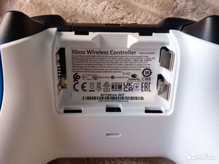 Геймпад xbox series shock blue