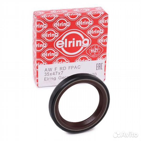 Сальник коленвала передний elring 504.483