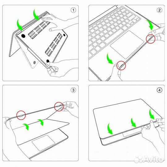 Чехол Матовый MacBook Pro Retina 13