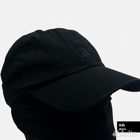 Оригинал adidas женская кепка черный цвет полность