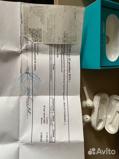 Беспроводные наушники honor flypods lite