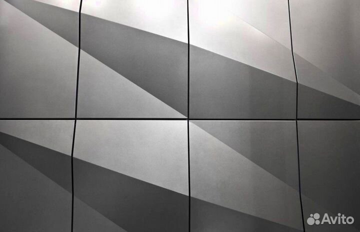 Фасадные кассеты закрытые из стали