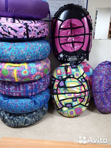 Ватрушки новые надувные санки тюбинги