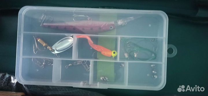 Набор рыбака с воблером. Удочка