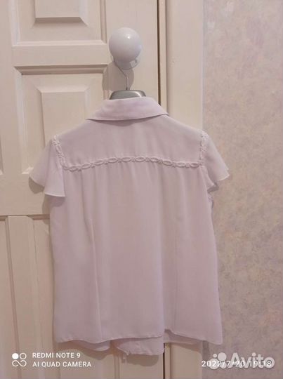 Белая рубашка для девочки