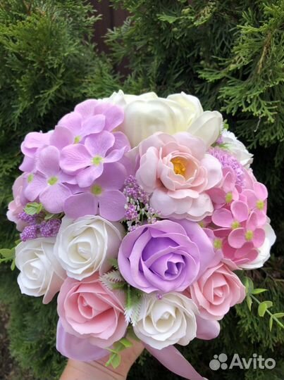 Букет из мыла