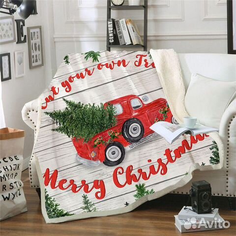 Плед теплый 150х200 новый