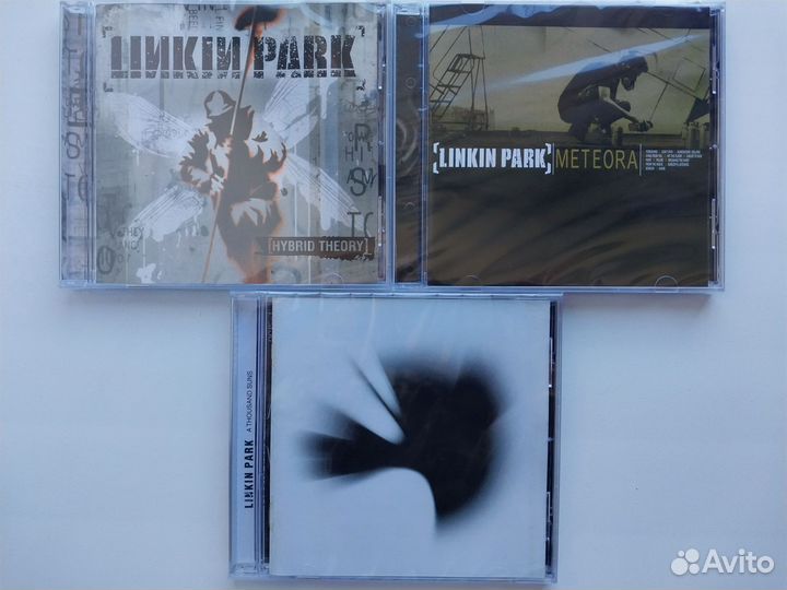 CD диски Linkin Park, Limp Bizkit, The Offspring