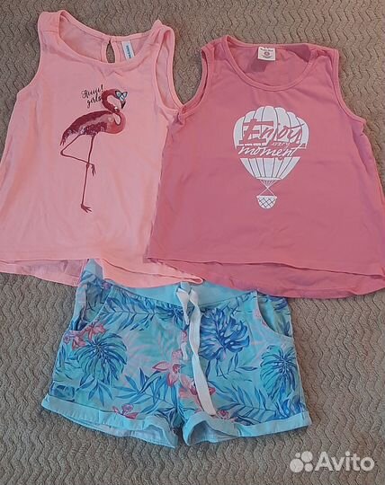 Вещи пакетом на девочку 128 134