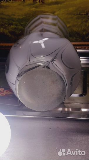 Ваза для цветов цветное стекло СССР