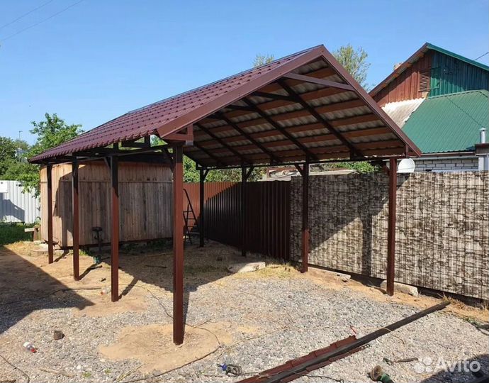 Монтаж Установка Навесов Под Ключ