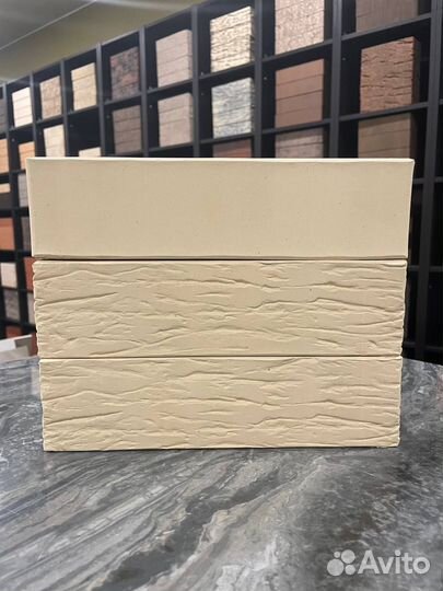 Кирпич облицовочный пшеничное лето гладкий Керма