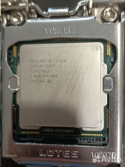 Материнская плата 1156 с процессором