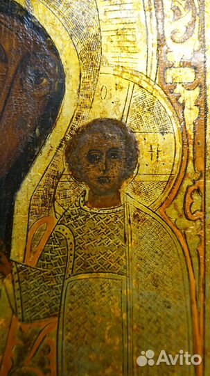 Икона Богоматерь Казанская Богородица 19 век