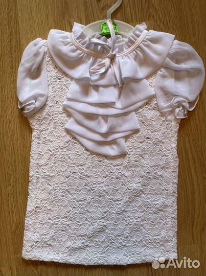 Блузки школьные на девочку