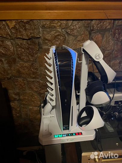Ps5 с дисководом+VR2+2 джойстика+зарядная