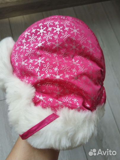 Шапка ушанка зимняя детская