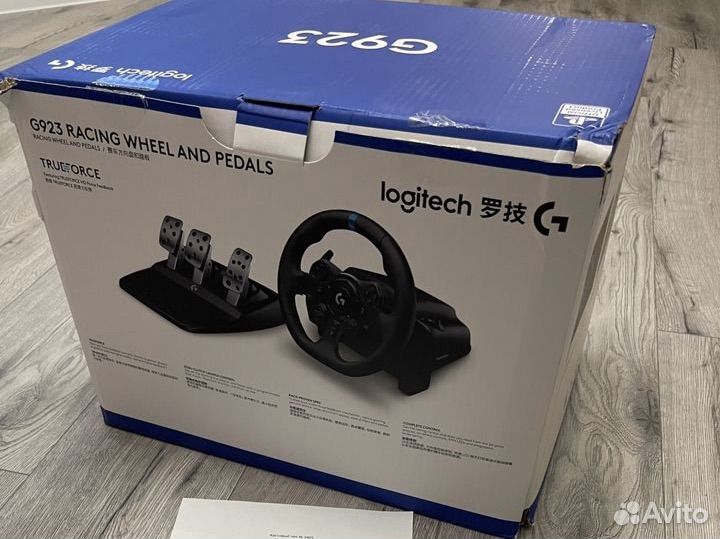 Игровой руль Logitech G923 + ручник