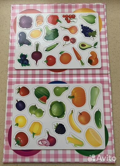 Магнитная развивающая книга-игра «Изучаем цвета»