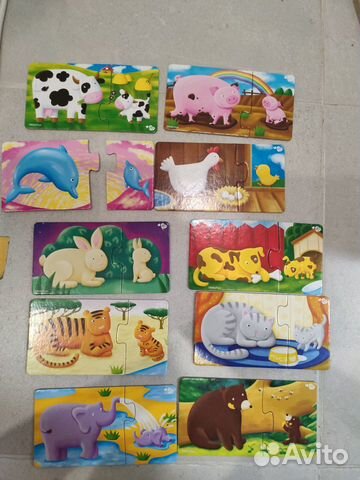 Пазлы половинки