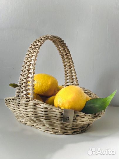 Корзина плетеная для фруктов