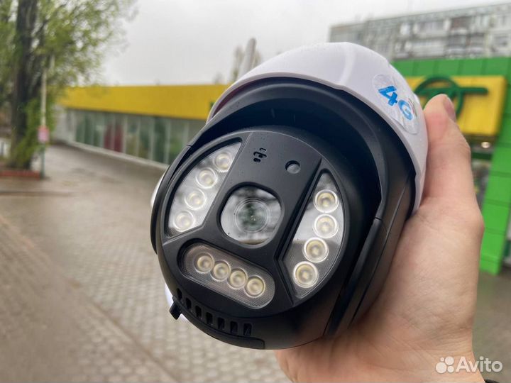 Камера видеонаблюдения уличная с симкартой 4G