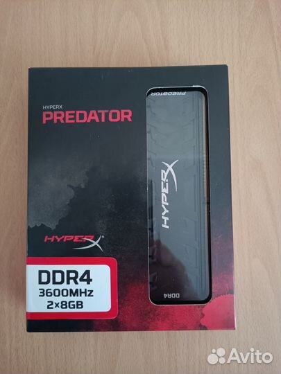 DDR4 HyperX 16 гб (8 гб x 2 шт.) Samsung B-die