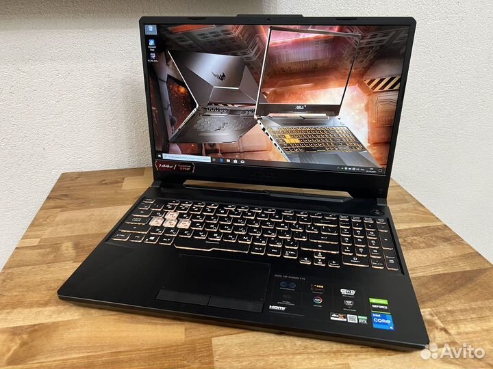 2022 TUF 12 ядер 32Gb RTX 3060 6Gb SSD 512Gb 144Hz