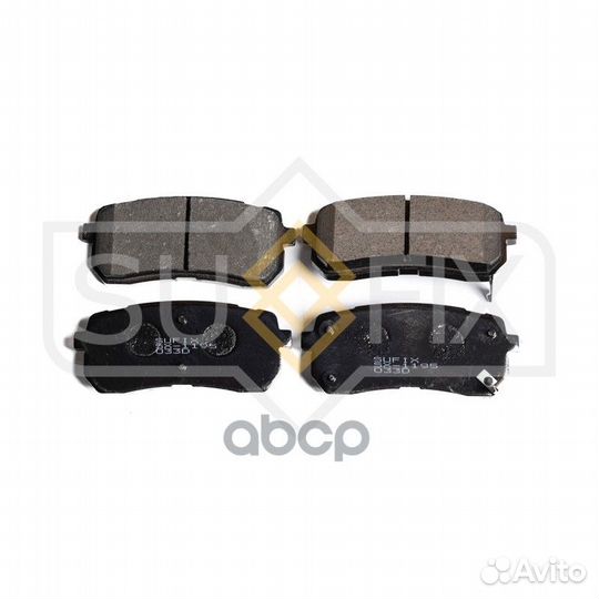 Колодки тормозные дисковые зад прав/лев LCV