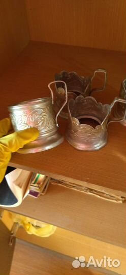 Подстаканник мельхиоровый СССР