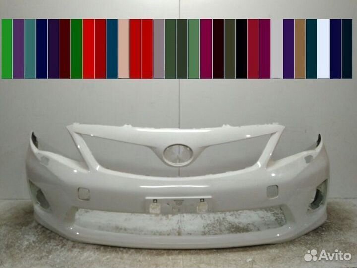 Бампера Toyota Corola 2010-2012 в цвет