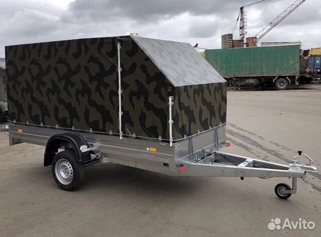 Прицеп сст 7132-09 с евротентом «Камуфляж»