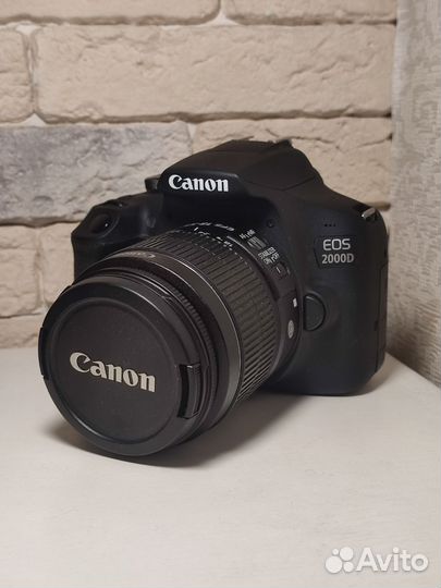 Canon eos 2000d с объективом Как новый