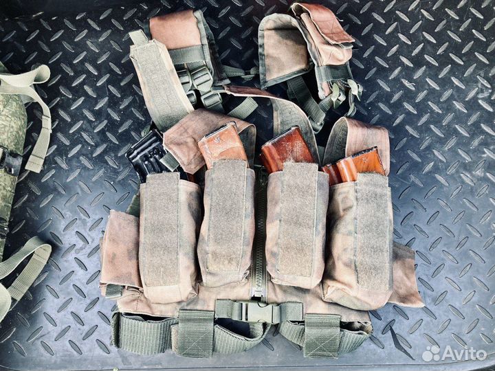 Разгрузочный жилет Мох Atacs-FG на 8 магазинов ак