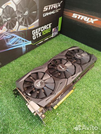 Видеокарта Gtx1060. 6 GB Asus Rog Strix