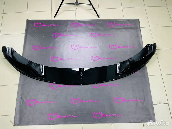 Сплиттер BMW F32 F36 M Performance черный глянец