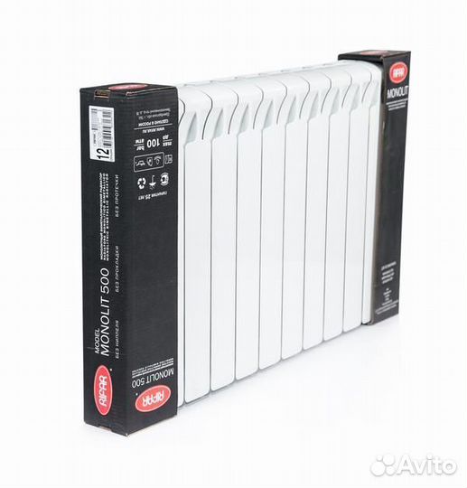 Радиатор биметаллический rifar Monolit 500 х 12 с