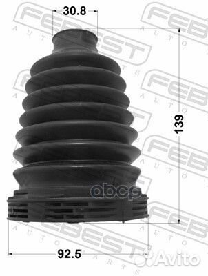 Пыльник шрус внутренний комплект 92.5X139X30.8