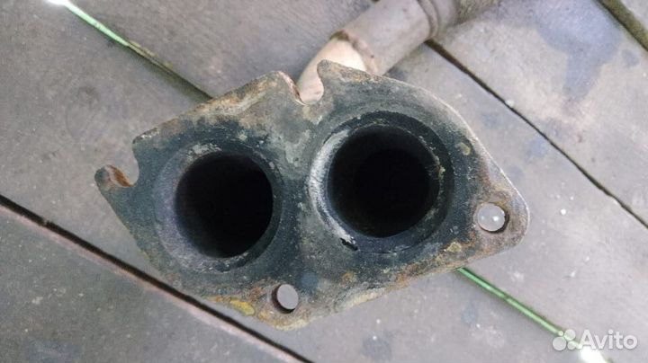 Резонатор глушитель приемная труба Opel Astra G